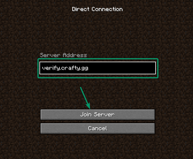 How to connect your Minecraft Java Edition account to crafty.gg