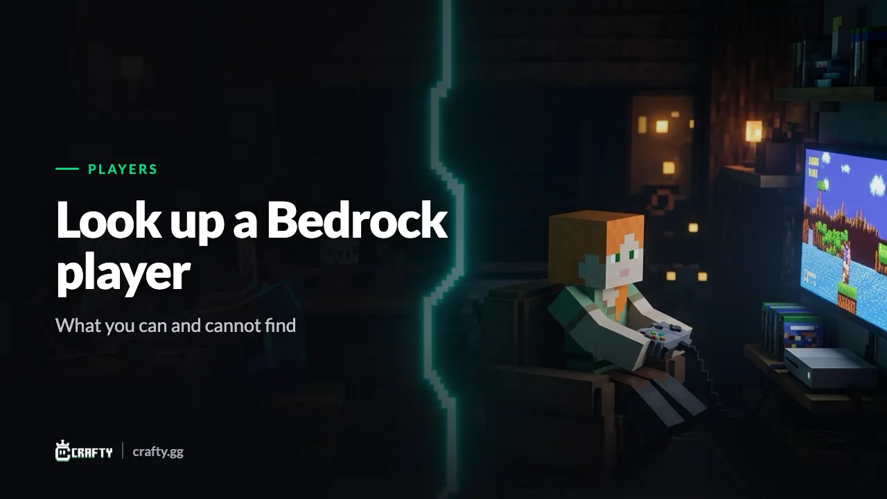 How to Look Up a Minecraft Bedrock Player by Gamertag