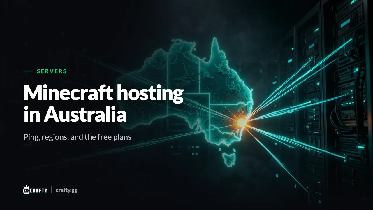 Minecraft Server Hosting in Australia: Ping, Where the Servers Actually Are, and What to Pick