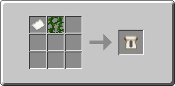 Bordure Indented Banner Pattern crafting recipe — the exact Crafting Table grid layout in Minecraft 26.3