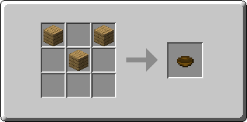 Bowl crafting recipe — the exact Crafting Table grid layout in Minecraft 26.3