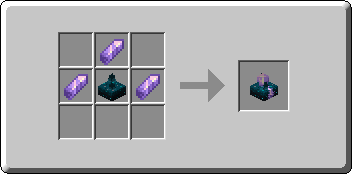 Calibrated Sculk Sensor crafting recipe — the exact Crafting Table grid layout in Minecraft 26.3
