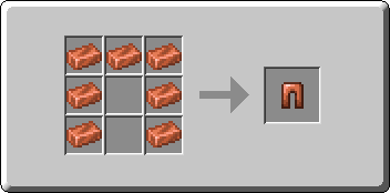 Copper Leggings crafting recipe — the exact Crafting Table grid layout in Minecraft 26.3