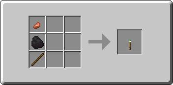 Copper Torch crafting recipe — the exact Crafting Table grid layout in Minecraft 26.3