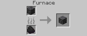 Deepslate crafting recipe — the exact Furnace grid layout in Minecraft 26.3