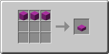 Magenta Concrete Slab crafting recipe — the exact Crafting Table grid layout in Minecraft 26.3