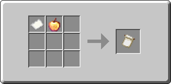 Banner Pattern crafting recipe — the exact Crafting Table grid layout in Minecraft 26.3