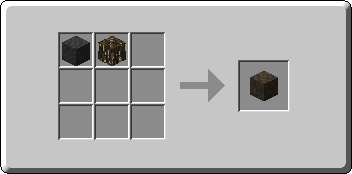 Muddy Mangrove Roots crafting recipe — the exact Crafting Table grid layout in Minecraft 26.3