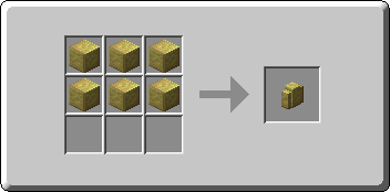 Polished Sulfur Wall crafting recipe — the exact Crafting Table grid layout in Minecraft 26.3