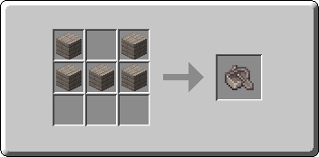 Poplar Boat crafting recipe — the exact Crafting Table grid layout in Minecraft 26.3