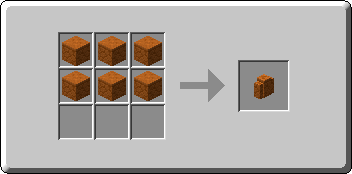 Red Sandstone Wall crafting recipe — the exact Crafting Table grid layout in Minecraft 26.3
