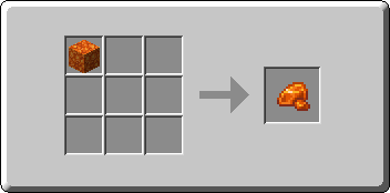Resin Clump crafting recipe — the exact Crafting Table grid layout in Minecraft 26.3
