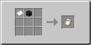 Banner Pattern crafting recipe — the exact Crafting Table grid layout in Minecraft 26.3