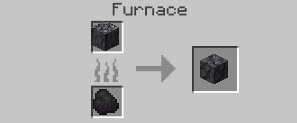 Smooth Basalt crafting recipe — the exact Furnace grid layout in Minecraft 26.3