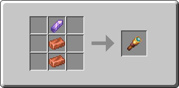 Spyglass crafting recipe — the exact Crafting Table grid layout in Minecraft 26.3