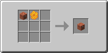 Waxed Copper Chest crafting recipe — the exact Crafting Table grid layout in Minecraft 26.3
