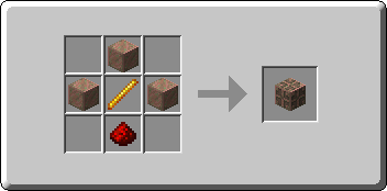 Waxed Exposed Copper Bulb crafting recipe — the exact Crafting Table grid layout in Minecraft 26.3