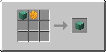 Waxed Oxidized Copper crafting recipe — the exact Crafting Table grid layout in Minecraft 26.3