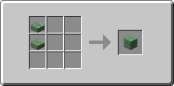 Weathered Chiseled Copper crafting recipe — the exact Crafting Table grid layout in Minecraft 26.3