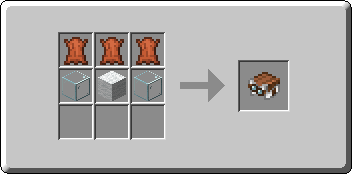 Harness crafting recipe — the exact Crafting Table grid layout in Minecraft 26.3