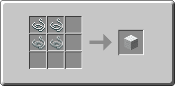 Wool crafting recipe — the exact Crafting Table grid layout in Minecraft 26.3