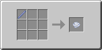 Wind Charge crafting recipe — the exact Crafting Table grid layout in Minecraft 26.3