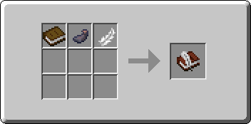 Book and Quill crafting recipe — the exact Crafting Table grid layout in Minecraft 26.3